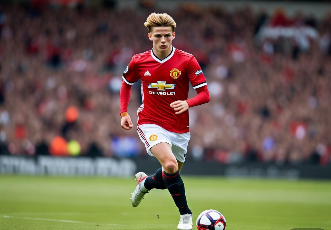 JJ加布里埃尔：曼联青训天才中场引巴塞罗那球探瞩目，欧洲足坛新星争夺战打响